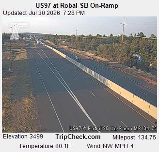 US97 at Robal SB On-Ramp